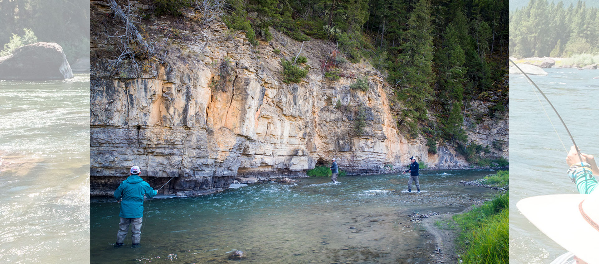 Wade fishing the Smith River